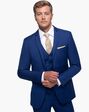 Generation Tux Bright Blue Notch Lapel Suit Blue Tuxedo - thumbnail - 1