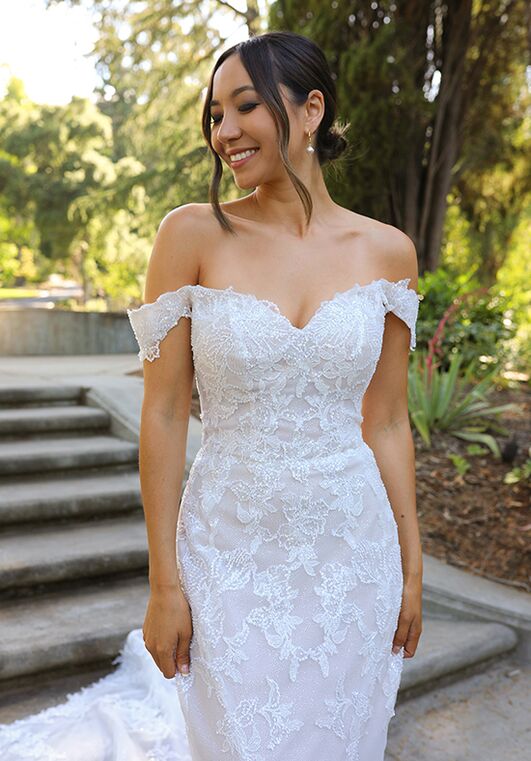 Essense of Australia D3960 Fit-and-Flare Wedding Dress - 2