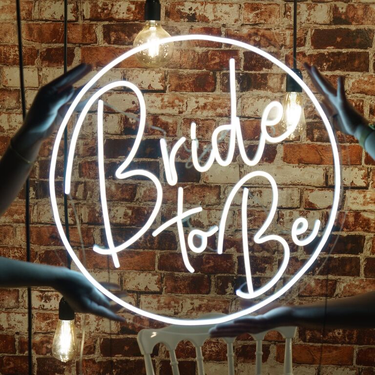 Custom neon sign for a bachelorette party. 