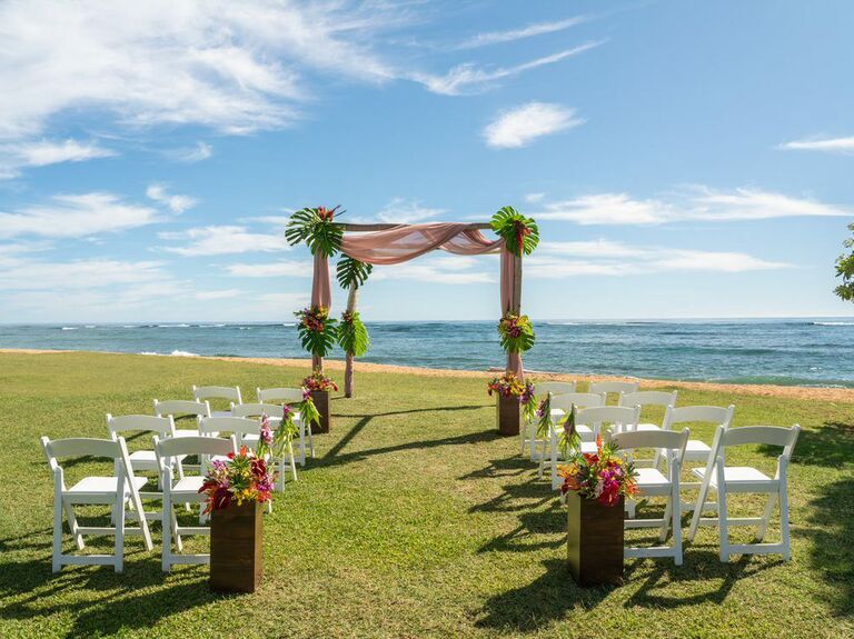Wedding venue in Kauai, Hawaii.