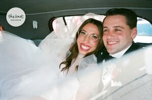 Influencer Caroline Vazzana Poses With Husband David Lopes After Ceremony
