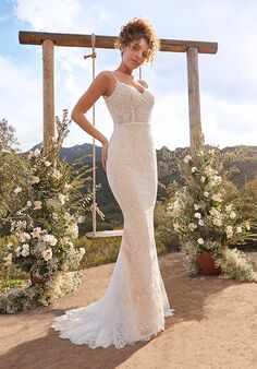 Beloved by Casablanca Bridal BL420 Cove Fit-and-Flare Wedding Dress