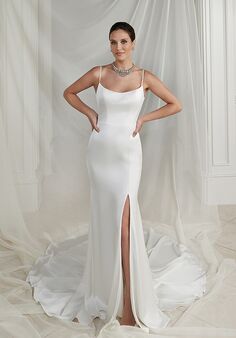 Justin Alexander Elliot Sheath Wedding Dress