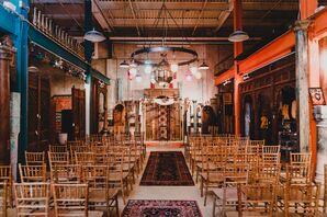 Industrial Ceremony Space at Material Culture in Philadelphia, Pennsylvania