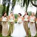 Metallic Sequin Bridesmaid Dresses