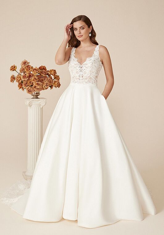 Justin Alexander Dara Ball Gown Wedding Dress - 4