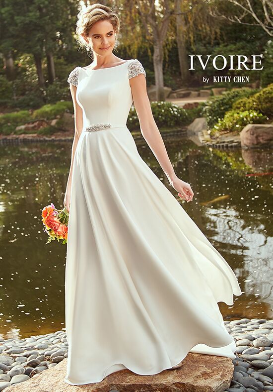 IVOIRE by KITTY CHEN PEYTON, V2013 Sheath Wedding Dress - 1