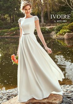 IVOIRE by KITTY CHEN PEYTON, V2013 Sheath Wedding Dress