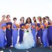 Shades of Purple Dessy Bridesmaid Dresses