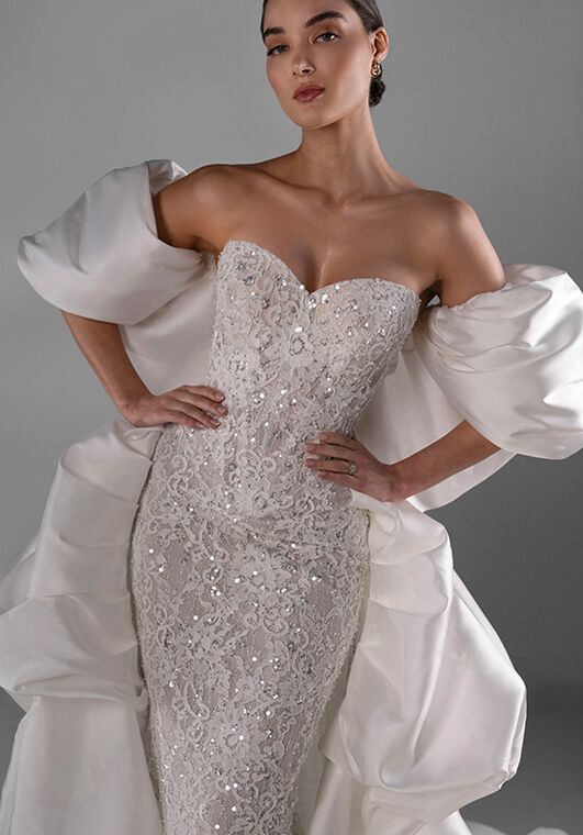 Martina Liana Luxe LE1445 Column Wedding Dress - 2