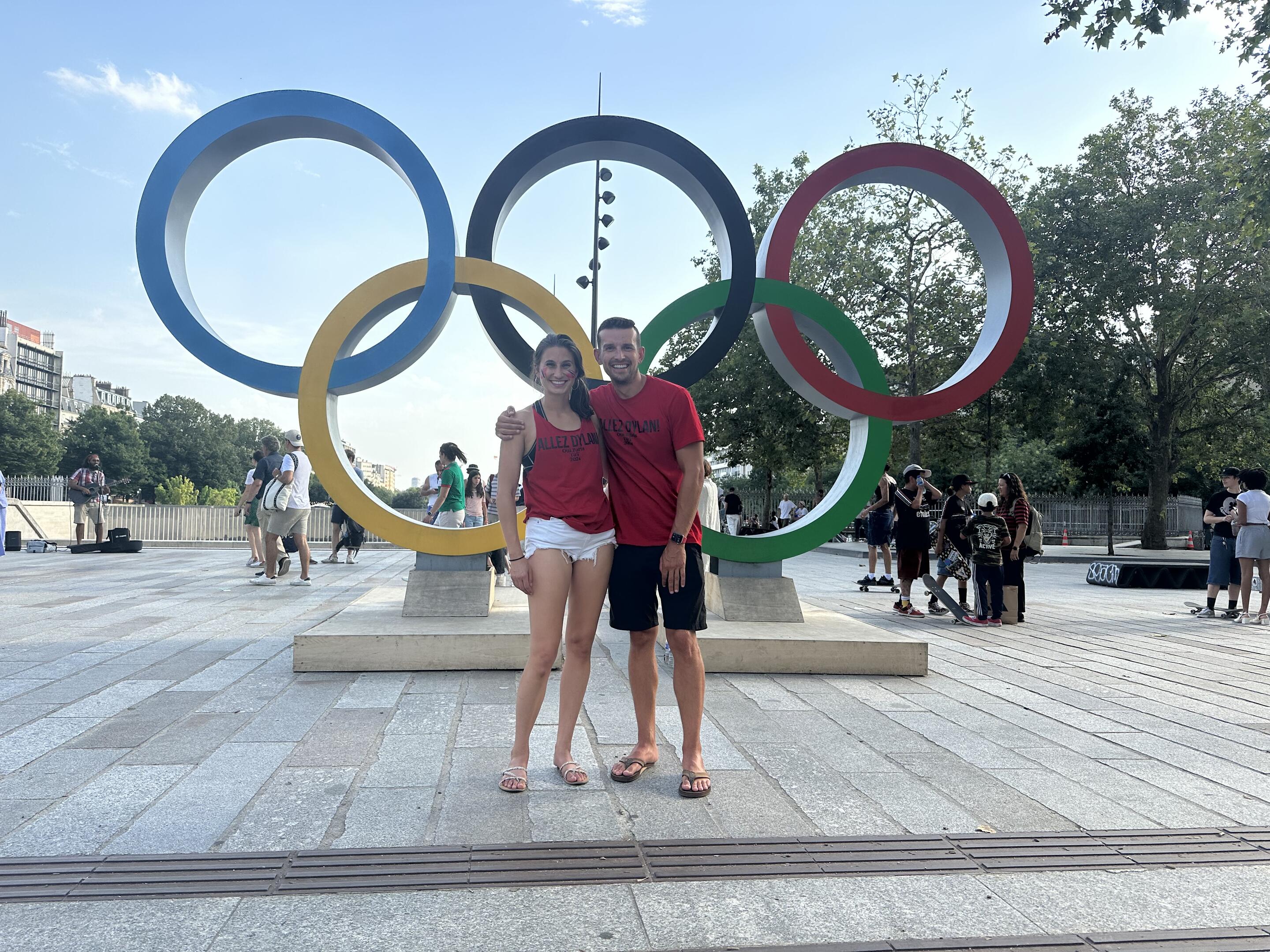 Paris to support Lauren’s cousin Dylan in the 2024 Summer Olympics!