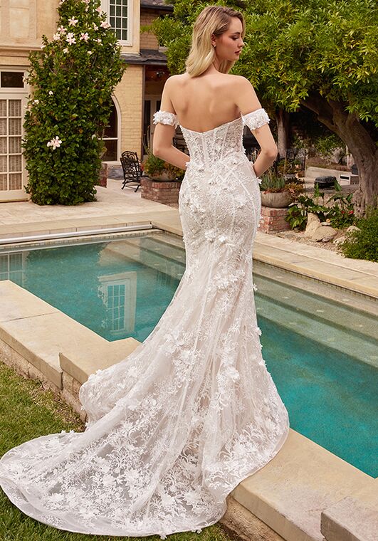 Ladivine CD861W Mermaid and Trumpet Wedding Dress - 3