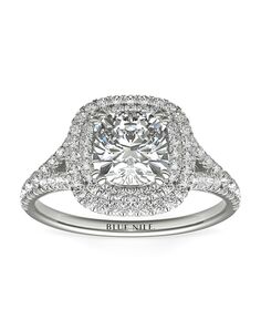 Blue Nile Round Cut Engagement Ring