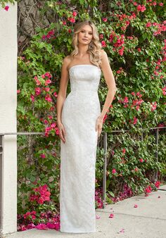 Jasmine Couture IRENE D Sheath Wedding Dress