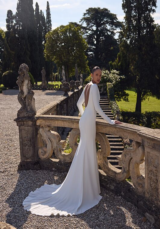 Justin Alexander Kathleen Fit-and-Flare Wedding Dress - 3
