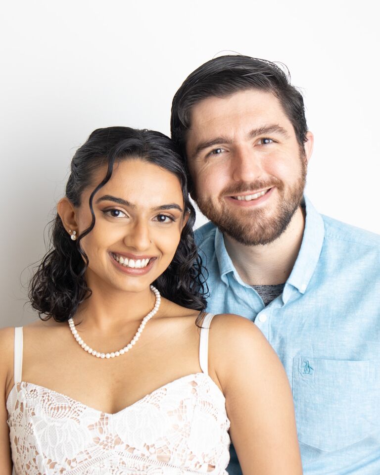 Tulsi & Matthew Home Page Banner