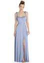 Dessy Group Tie Shoulder A-Line Maxi Dress with Pockets - TH099 Sweetheart Bridesmaid Dress - thumbnail - 1