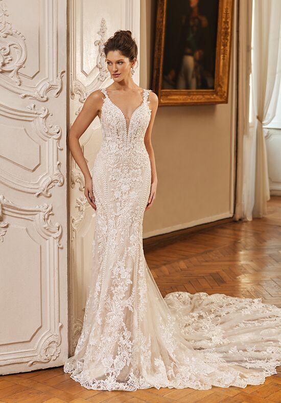 Val Stefani Tiffany Mermaid Wedding Dress - 1