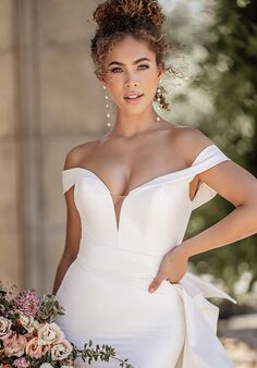 Allure Bridals A1113 Fit-and-Flare Wedding Dress