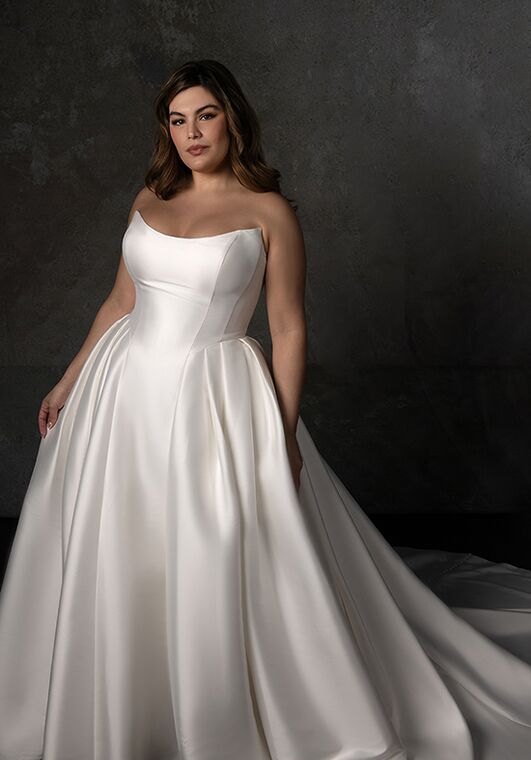 Essense of Australia D4265 Ball Gown Wedding Dress - 3