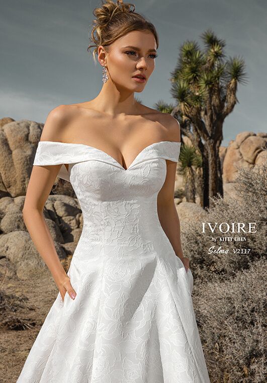 IVOIRE by KITTY CHEN SELMA,V2117 Ball Gown Wedding Dress - 3