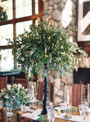 Tall Greenery Centerpieces
