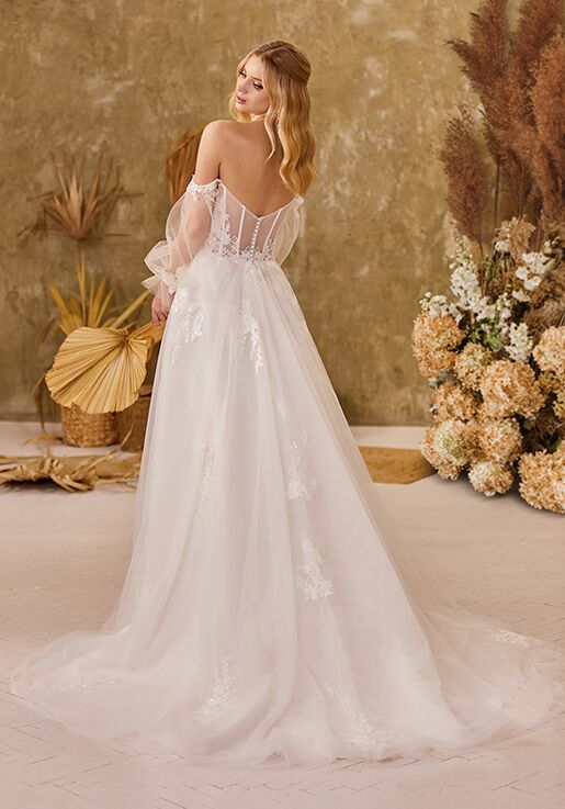 Simply Val Stefani Fairy A-Line Wedding Dress - 3