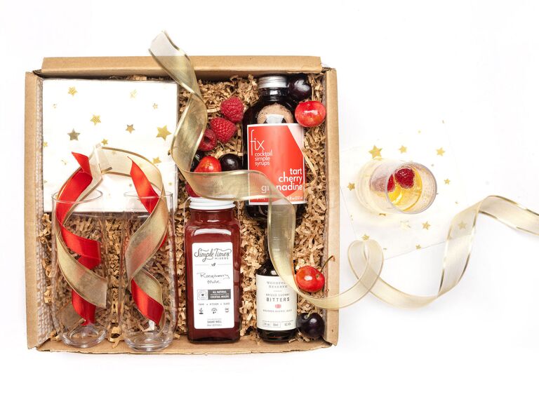Just Add Champagne bachelorette party gift set