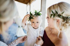 Baby With Flower Crown