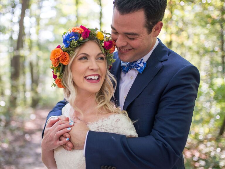 25. Vibrant Multicolor - Bridal Crowns