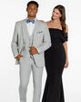 BLACKTIE METRO Light Grey Wedding Suit Grey Tuxedo - thumbnail - 4