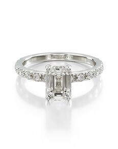 James Allen Emerald Cut Engagement Ring