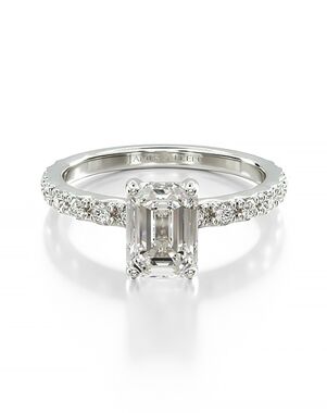 James Allen Emerald Cut Engagement Ring