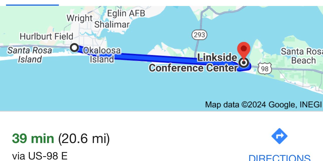 Picture of Directions from Sts. Markella and Demetrios Greek Orthodox Church to Linkside Conference Center