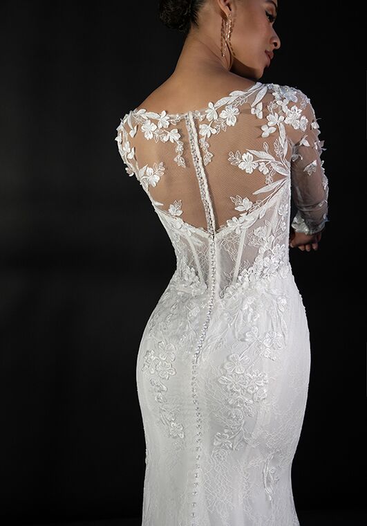 Martina Liana 1867 Fit-and-Flare Wedding Dress - 4