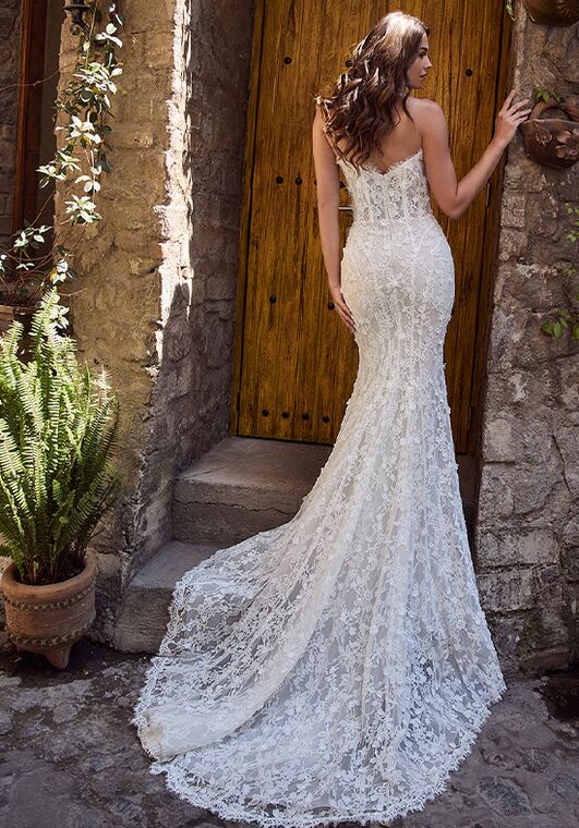 Calla Blanche 125253 Klara Sheath Wedding Dress - 4