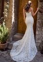 Calla Blanche 125253 Klara Sheath Wedding Dress - thumbnail - 4