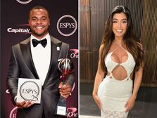 Dak Prescott and girlfriend Sarah Jane Ramos