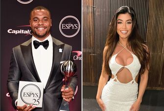 Dak Prescott and girlfriend Sarah Jane Ramos