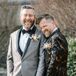 Same-Sex Couple in Tuxedos for Wedding at the Everhart Museum in Scranton, Pennsylvania
