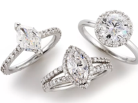 Three engagement rings