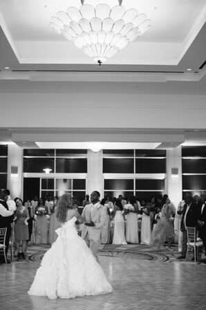 Indoor Wedding Reception First Dance