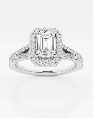 Grown Brilliance Emerald Cut Engagement Ring