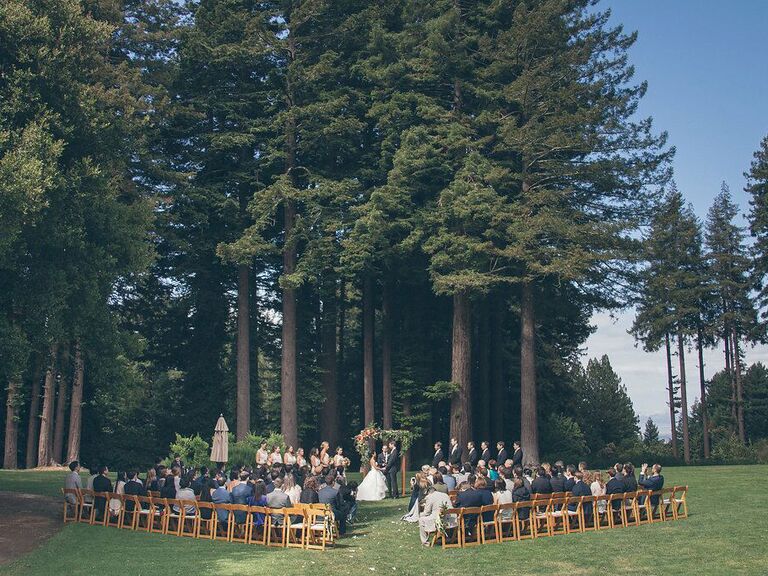 Wedding venue in Woodside, California.