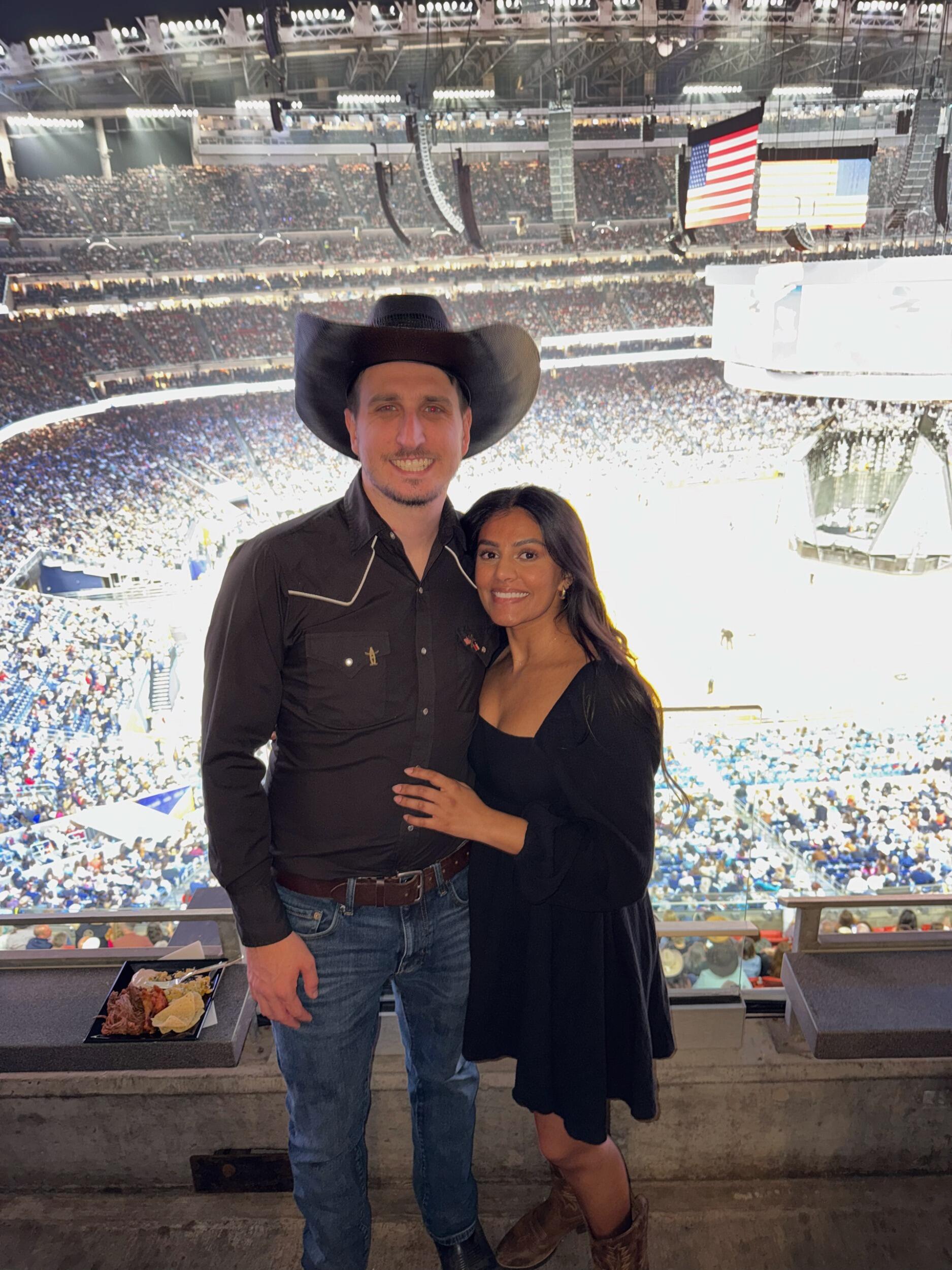 Celebrated our one year at the Houston Rodeo, where Nate was one of the honored guests at opening night. 