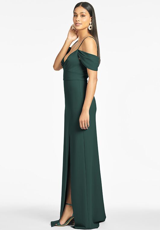 Sachin & Babi Brittany Gown - Emerald Sweetheart Bridesmaid Dress - 2