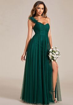 Ever-Pretty ES01911 One Shoulder Bridesmaid Dress