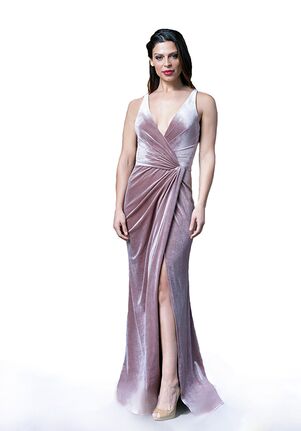 Bari Jay Bridesmaids 2082 V-Neck Bridesmaid Dress