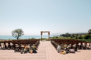 Waterfront Ceremony at Dos Pueblos Orchid Farm in California
