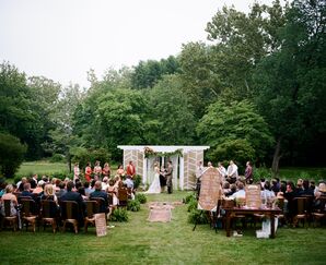 Woolverton Inn Outdoor Bohemian Ceremony
